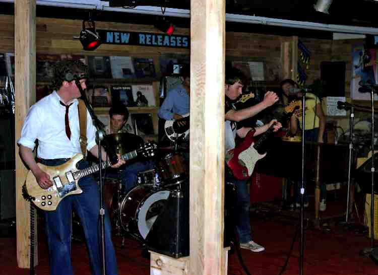 Johnny & The Distractions (May 1980)  Image Courtesy of Stephen Rickles