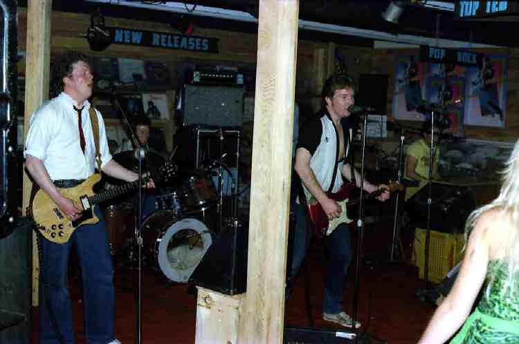 Johnny & The Distractions (May 1980)  Image Courtesy of Stephen Rickles