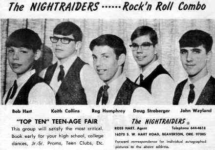 The Nightraiders - From a 1966 Teen Fair Program - Courtesy of Pat Maloney