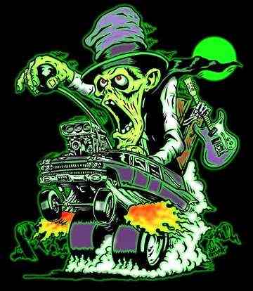 Slightly Smashed Pumpkins - Haulin' Hearse - Courtesy of Gary Hoskins