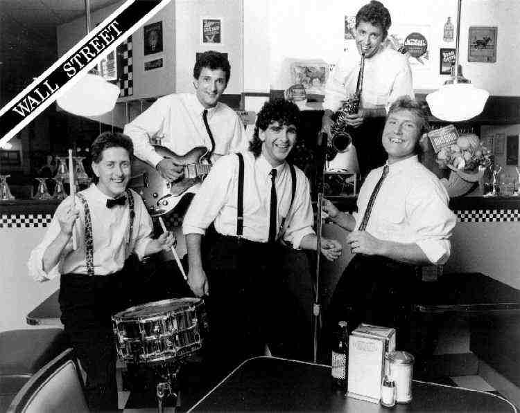 Wall Street  - 1987 - at Jukebox Johnny's - Vancouver (Photo Courtesy of  Tom Hammel)