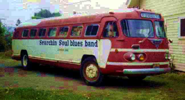 Searchin' Soul Blues Band Bus - Photo courtesy of Keith Skelton