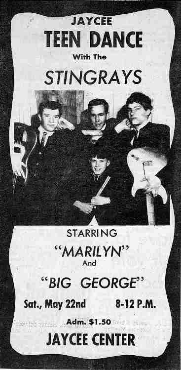 Stingrays Ad courtesy of Bobby Summers