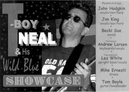 T-Boy Neal and His Wild Blue Showcase - Photo Courtesy of Tom Boyle